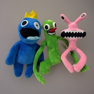 Rainbow Friends Plish Set Of 3. Grand Sales